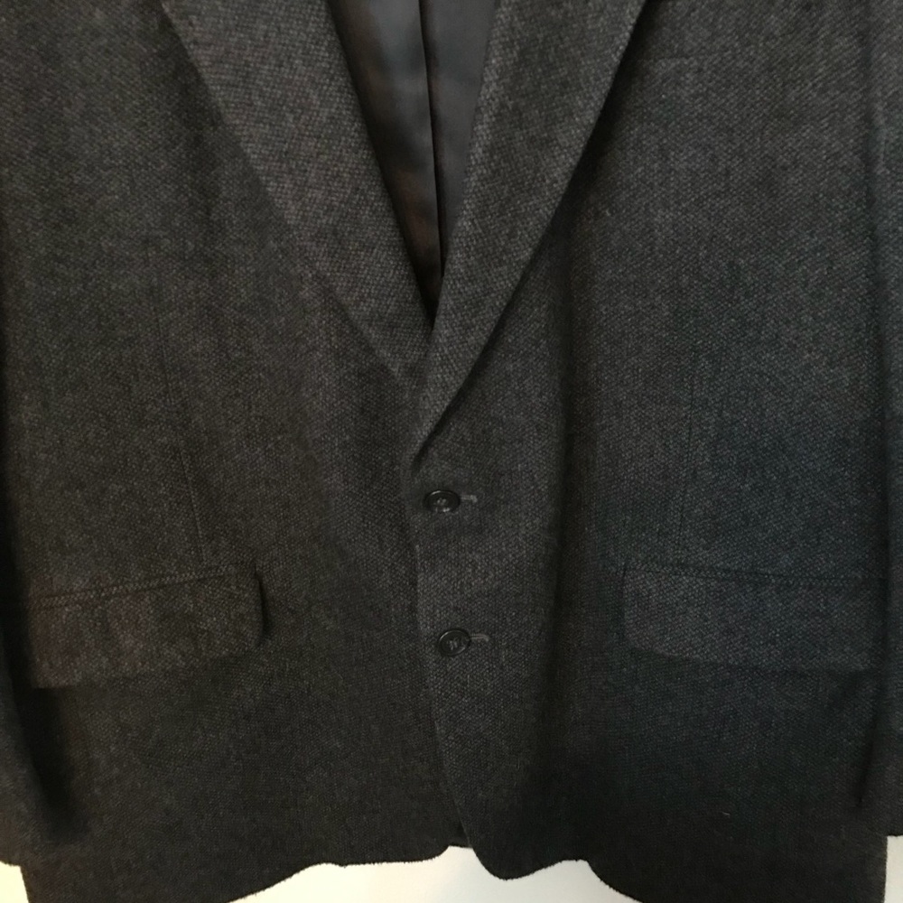 🇺🇸ALS🇺🇸 EUC Gray Twill Suit Jacket Size 46L - Picture 4 of 8